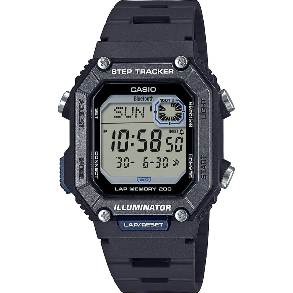 Digital Mens Watches Casio WSB1000-1A Step Tracker Connect Digital