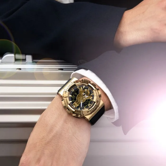 Digital Mens Watches G-Shock GM110G-1A9 Metal Covered