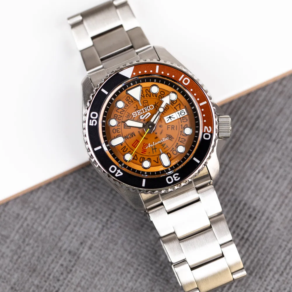 Dress Mens Watches Seiko 5 SRPJ47K 'Time Sonar' Automatic
