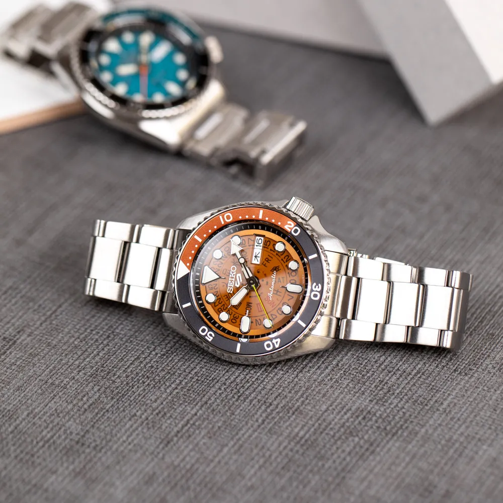 Dress Mens Watches Seiko 5 SRPJ47K 'Time Sonar' Automatic