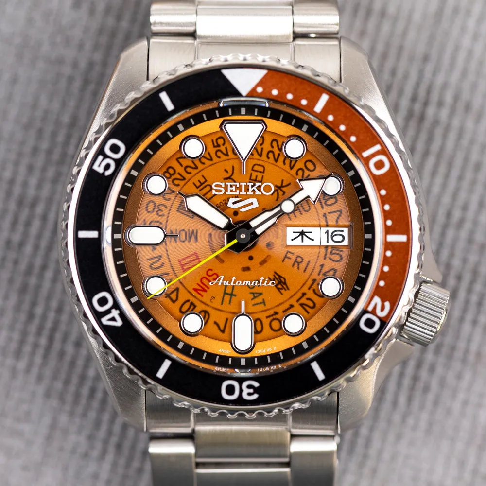 Dress Mens Watches Seiko 5 SRPJ47K 'Time Sonar' Automatic