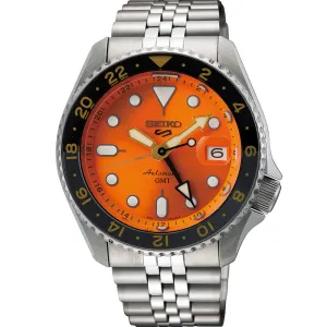 Dress Mens Watches Seiko 5 SSK005K Automatic GMT