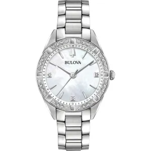 Dress Womens Watches Bulova 96R228 Diamond Set