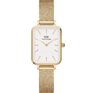 Dress Womens Watches Daniel Wellington DW00100556 Quadro Pressed Evergold