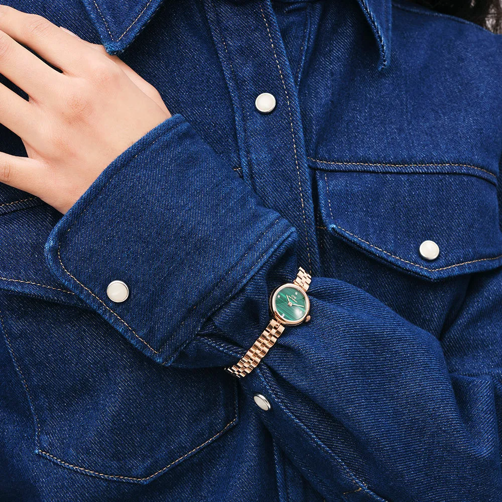 Dress Womens Watches Daniel Wellington DW00100721 Elan Lumine Malachite