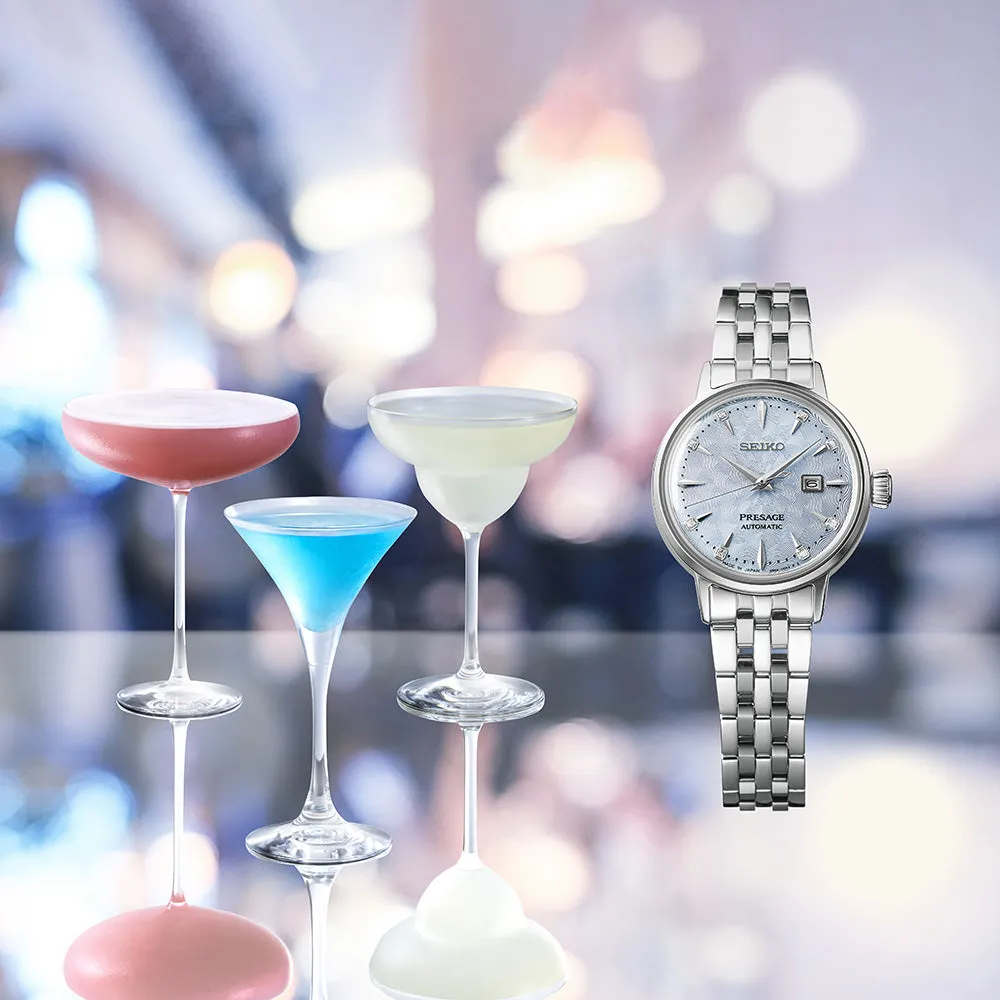 Dress Womens Watches Seiko Presage SRE007J 'Skydiving' Cocktail Time