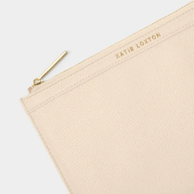 Eggshell Cleo Pouch & Card Holder KLB2824 Katie Loxton Jewelry And Accessories