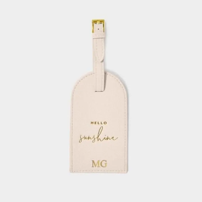 Eggshell Luggage Tag KLB3020 Katie Loxton Jewelry And Accessories