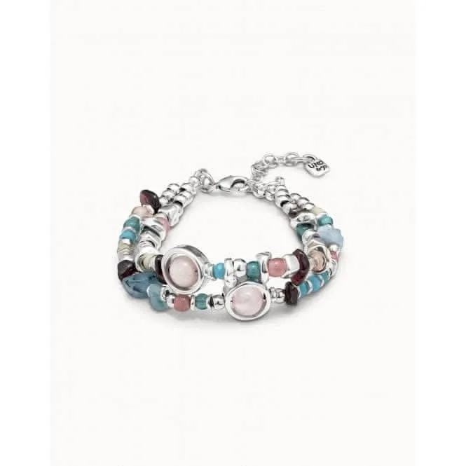 Energy    Multicolor Crystal Natural Stone Bracelet Unode50 Jewelry And Accessories