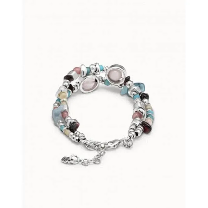 Energy    Multicolor Crystal Natural Stone Bracelet Unode50 Jewelry And Accessories