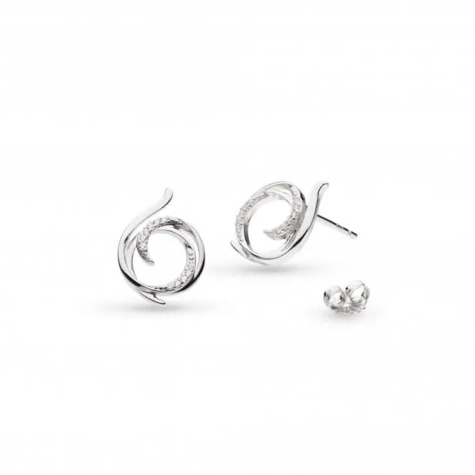 Entwine Helix Wrap Pave Stud Earrings 30235CZ Kit Heath Jewelry And Accessories