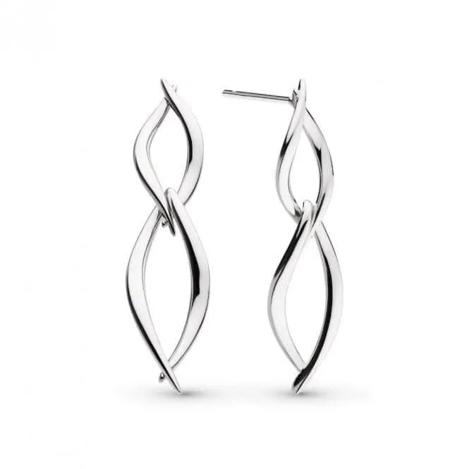 Entwine Twine Twist Duo Link Drop Earrings 60229RP Kit Heath Jewelry And Accessories