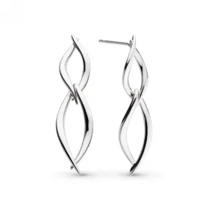 Entwine Twine Twist Duo Link Drop Earrings 60229RP Kit Heath Jewelry And Accessories