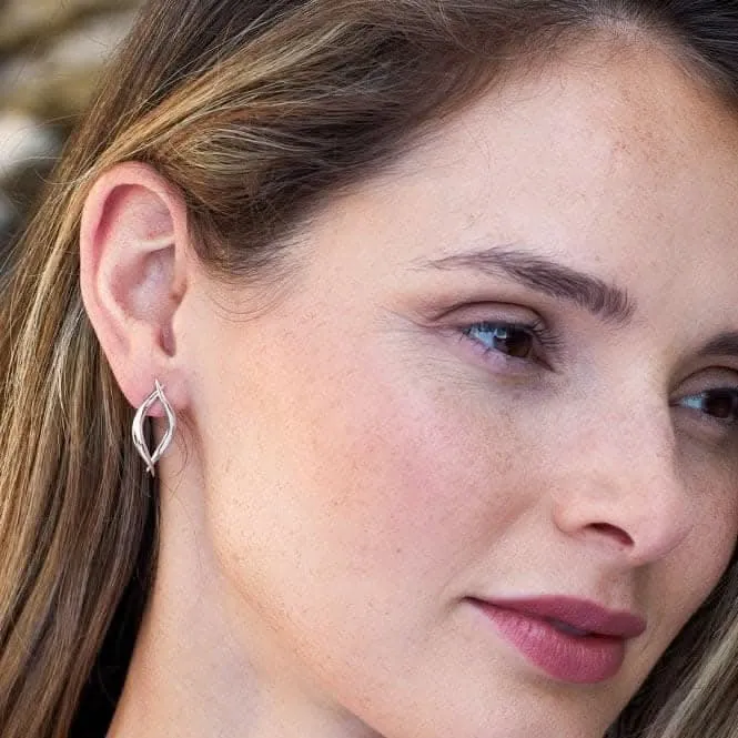 Entwine Twine Twist Link Stud Earrings 40228RP Kit Heath Jewelry And Accessories