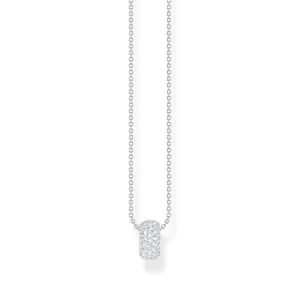 Essentials Sterling Silver Sparkling White Pavé Ring Necklace KE2278-051-14 Thomas Sabo Necklaces