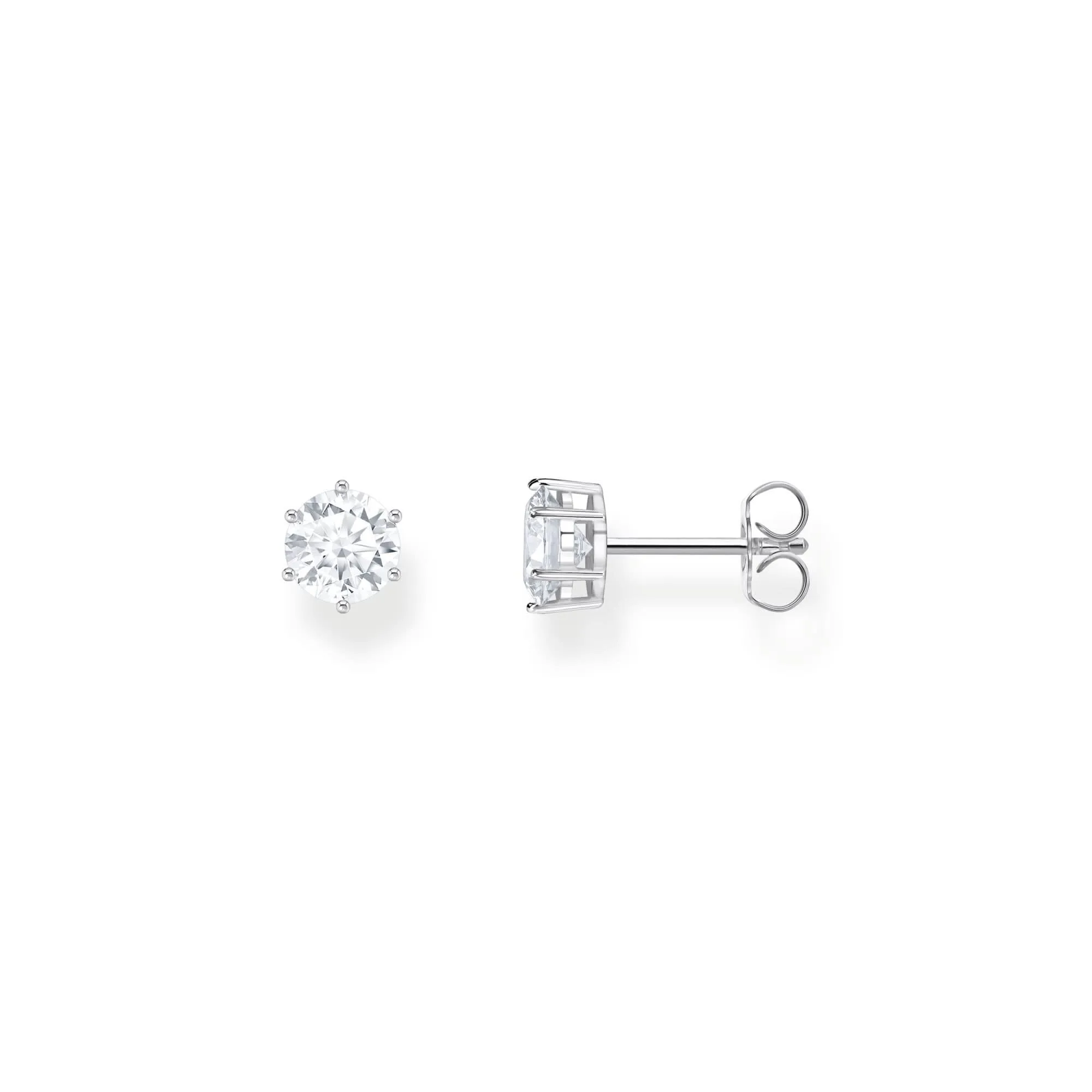 Essentials Sterling Silver Sparkling White Zirconia Earrings H2301-051-14 Thomas Sabo Earrings