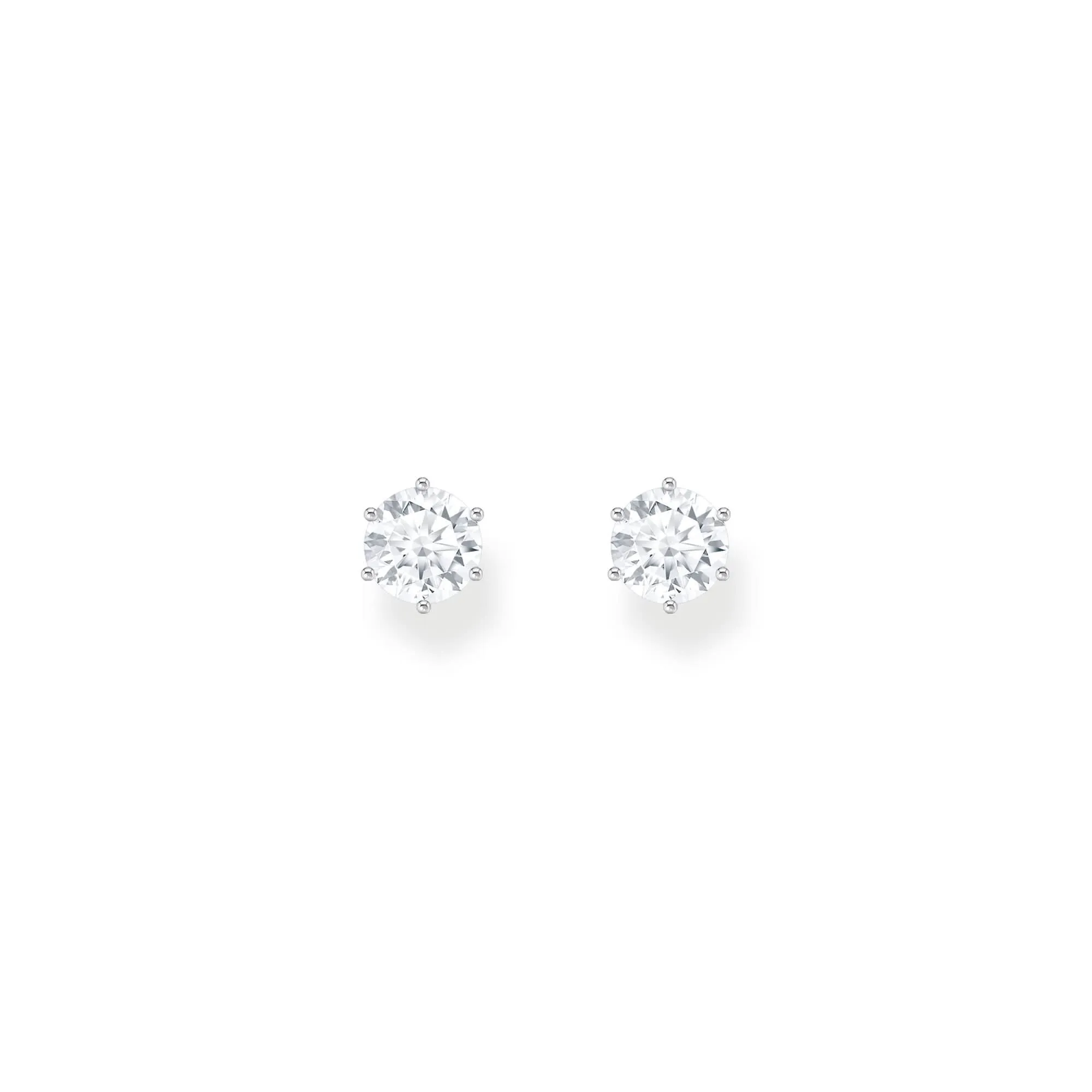Essentials Sterling Silver Sparkling White Zirconia Earrings H2301-051-14 Thomas Sabo Earrings