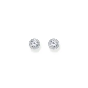 Essentials Sterling Silver Sparkling White Zirconia Earrings H2304-051-14 Thomas Sabo Earrings