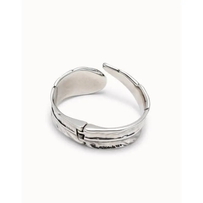 Feather Silver Metal Bracelet Unode50 Jewelry And Accessories