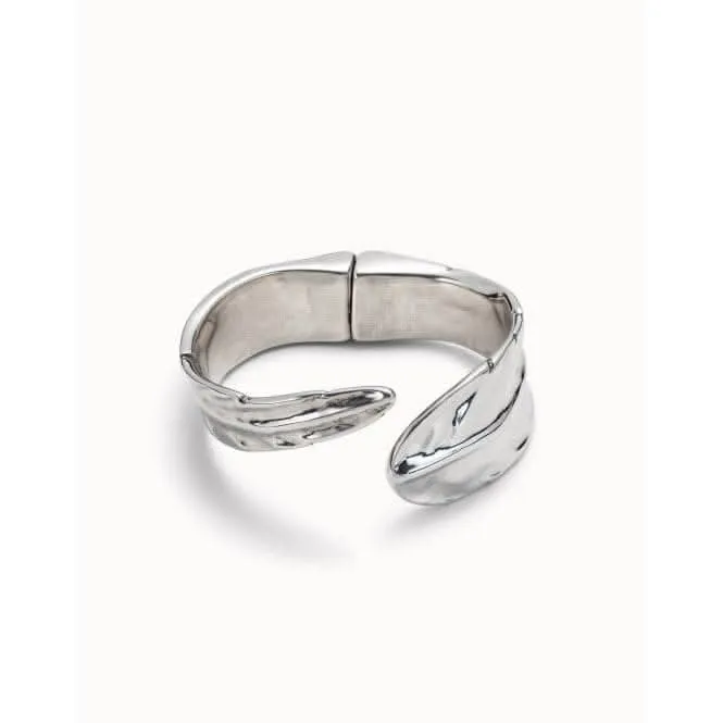 Feather Silver Metal Bracelet Unode50 Jewelry And Accessories