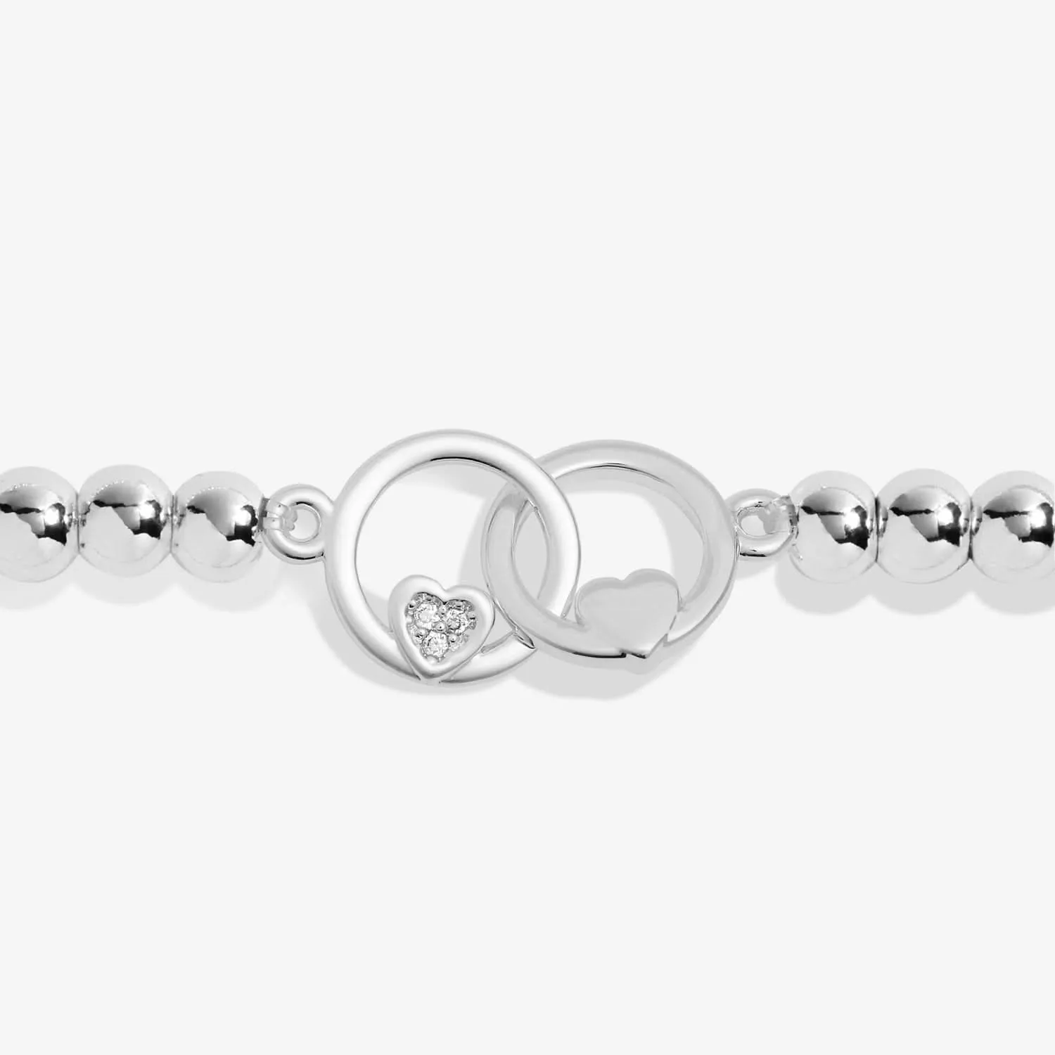Forever Yours Happy Anniversary Silver Plated Bracelet 7478 Joma Jewellery