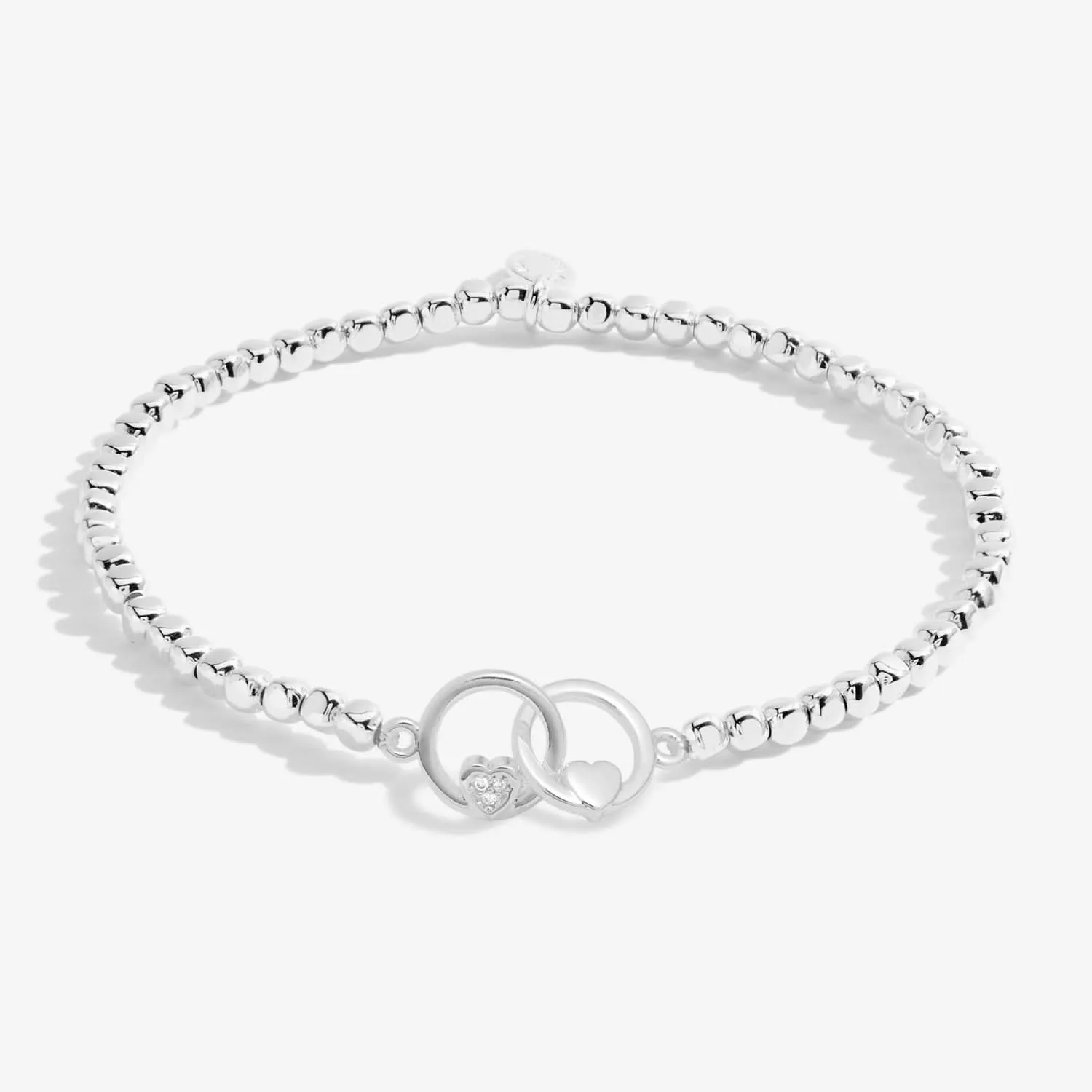 Forever Yours Happy Anniversary Silver Plated Bracelet 7478 Joma Jewellery