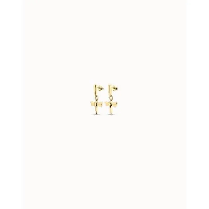 Fortune Golden Brass Earrings Unode50 Jewelry And Accessories
