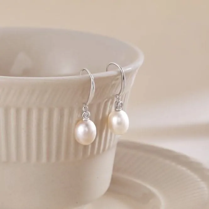 Fresh Water Pearl Dropper Earrings ERLE028 Ania Haie Jewellery