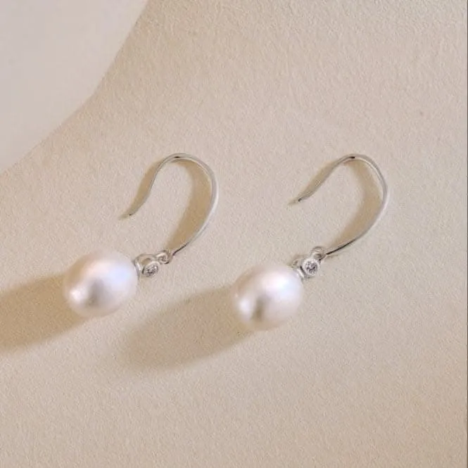 Fresh Water Pearl Dropper Earrings ERLE028 Ania Haie Jewellery