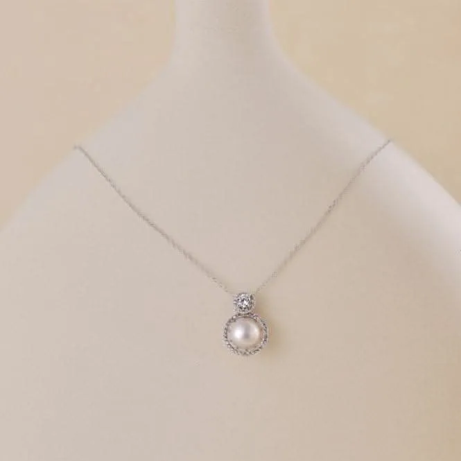 Fresh Water Pearl Dropper Necklace ERLN017 Ania Haie Jewellery