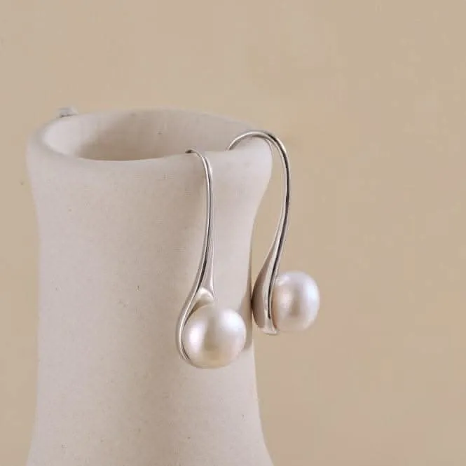 Fresh Water Pearl Rigid Dropper Earrings ERLE019 Ania Haie Jewellery