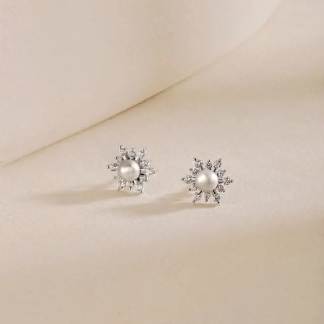 Fresh Water Pearl Sparkling Earrings ERLE030 Ania Haie Jewellery