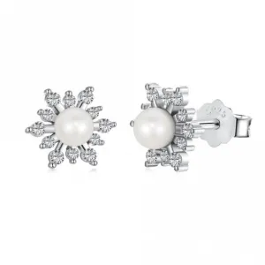 Fresh Water Pearl Sparkling Earrings ERLE030 Ania Haie Jewellery