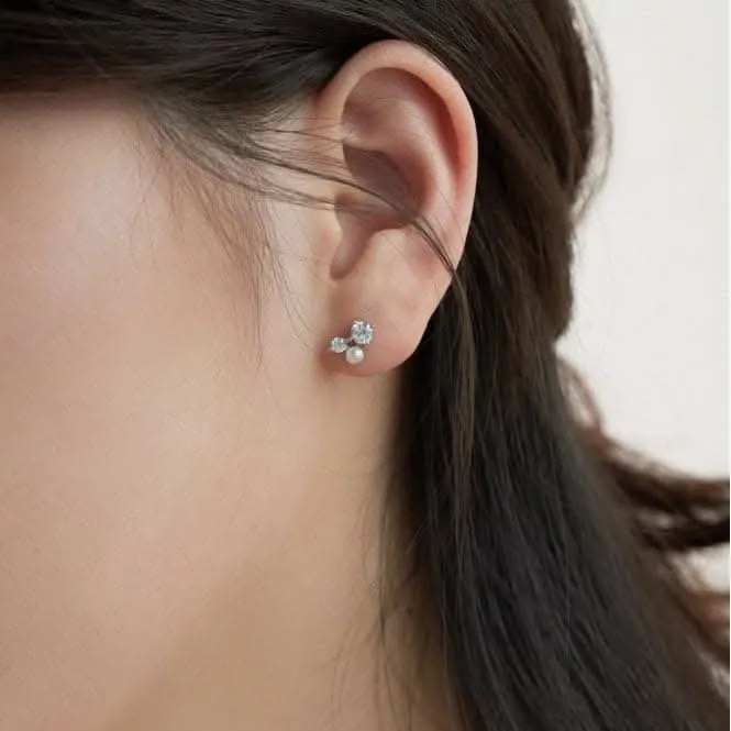 Fresh Water Pearl Stone Earrings ERLE033 Ania Haie Jewellery