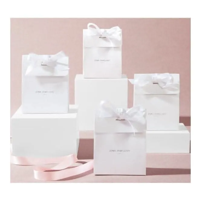 From The Heart Gift Box Happy Birthday Silver Plated Earrings 7682 Joma Jewellery