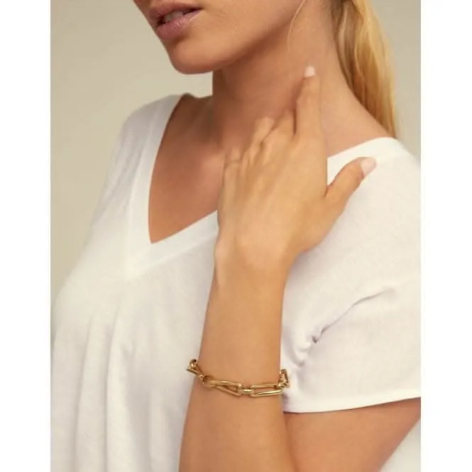 Galaxy Golden Metal Bracelet Unode50 Jewelry And Accessories