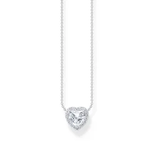Glam & Soul Sterling Silver Love & Hearts White Zirconia Necklace KE2280-051-14 Thomas Sabo Necklaces