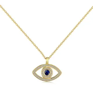 Gold Plated Evil Eye Necklace ERLN013 Ania Haie Jewellery