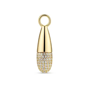 Gold Plated Goccia Charm SJ-CH2488-CZ-YG Sif Jakobs Jewellery