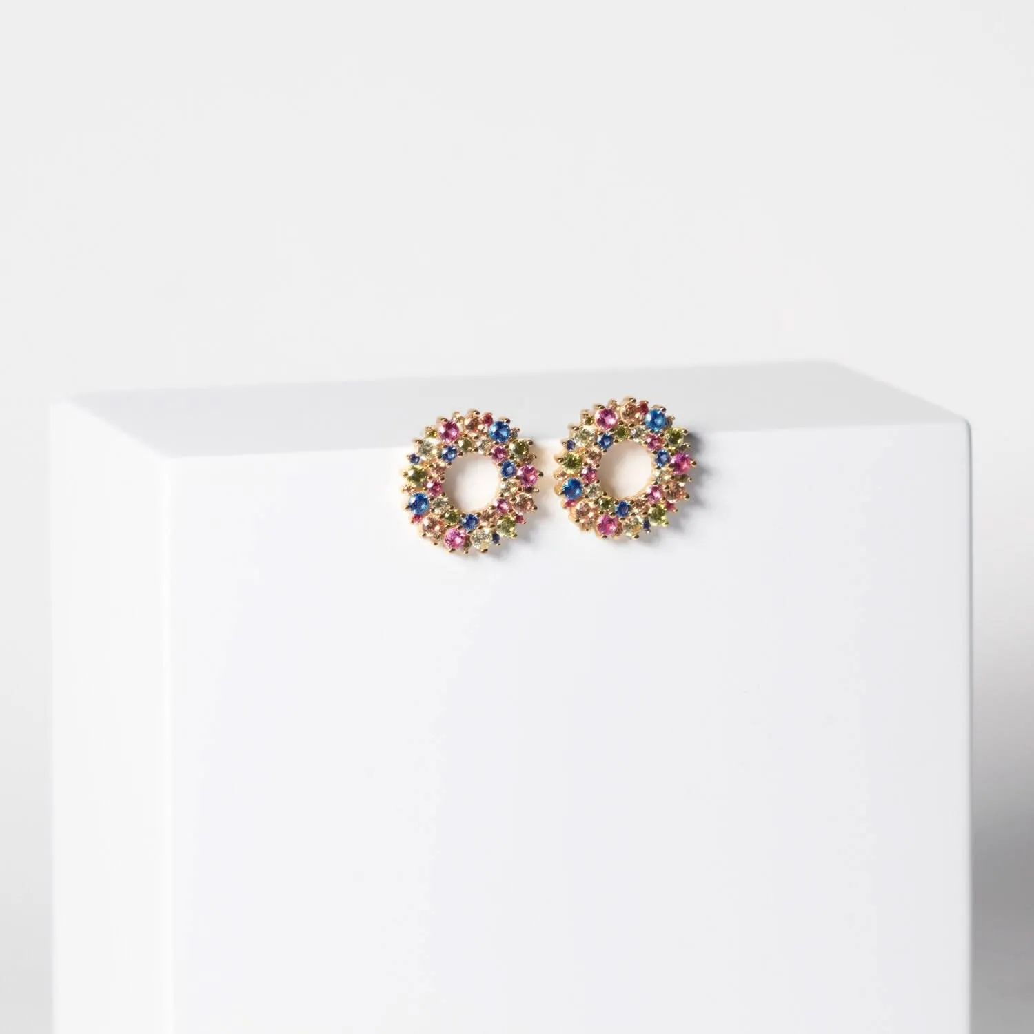 Gold Plated Livigno Earrings SJ-E2361-XCZ-YG Sif Jakobs Jewellery