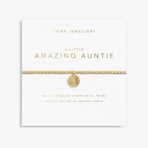 Golden Glow A Little Amazing Auntie Gold 17.5cm Bracelet 5953 Joma Jewellery