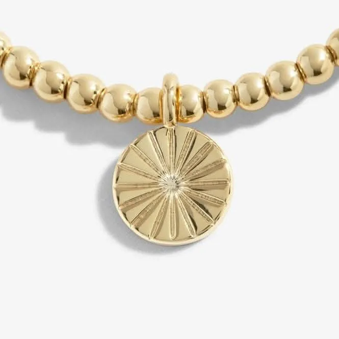 Golden Glow A Little Amazing Auntie Gold 17.5cm Bracelet 5953 Joma Jewellery