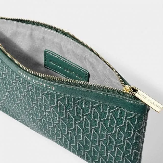 Green Signature Pouch KLB2918 Katie Loxton Jewelry And Accessories