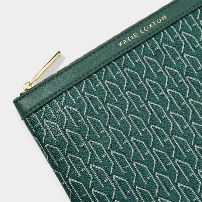 Green Signature Pouch KLB2918 Katie Loxton Jewelry And Accessories