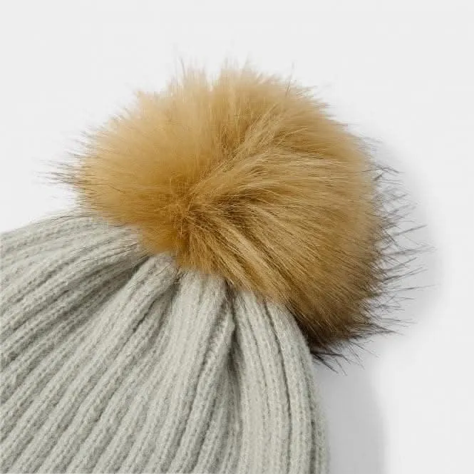 Grey Faux Fur Hat KLS538 Katie Loxton Jewelry And Accessories