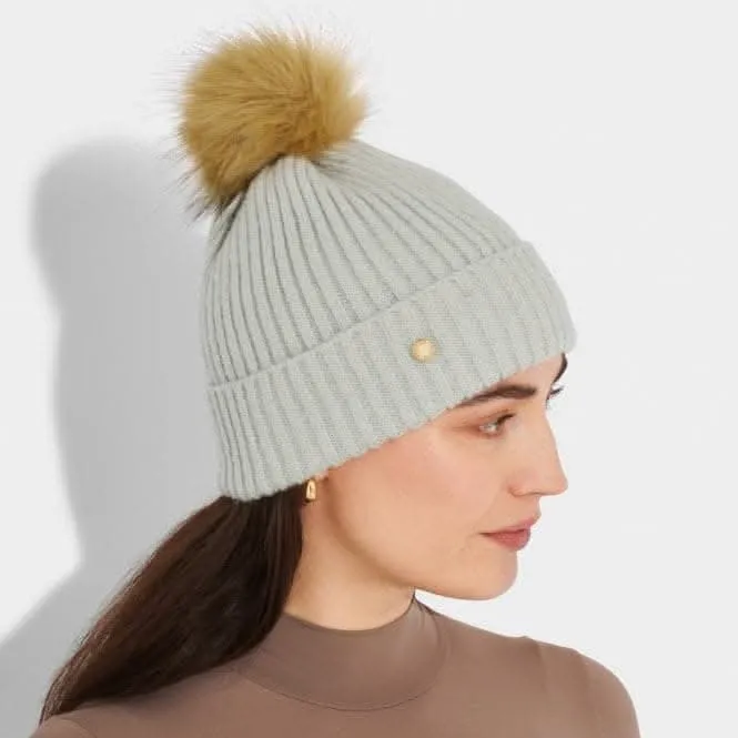 Grey Faux Fur Hat KLS538 Katie Loxton Jewelry And Accessories