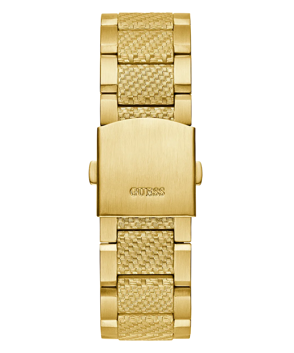 Guess Mens Gold Watches GUESS Mens Gold Tone 2-Tone Multi-function Watch