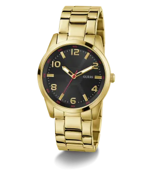 Guess Mens Gold Watches GUESS Mens Gold Tone Analog Watch