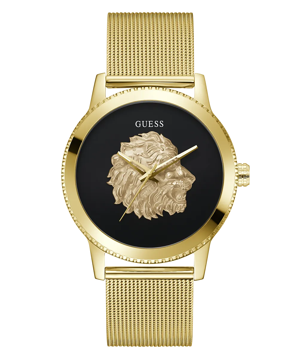 Guess Mens Gold Watches GUESS Mens Gold Tone Analog Watch