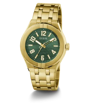 Guess Mens Gold Watches GUESS Mens Gold Tone Analog Watch